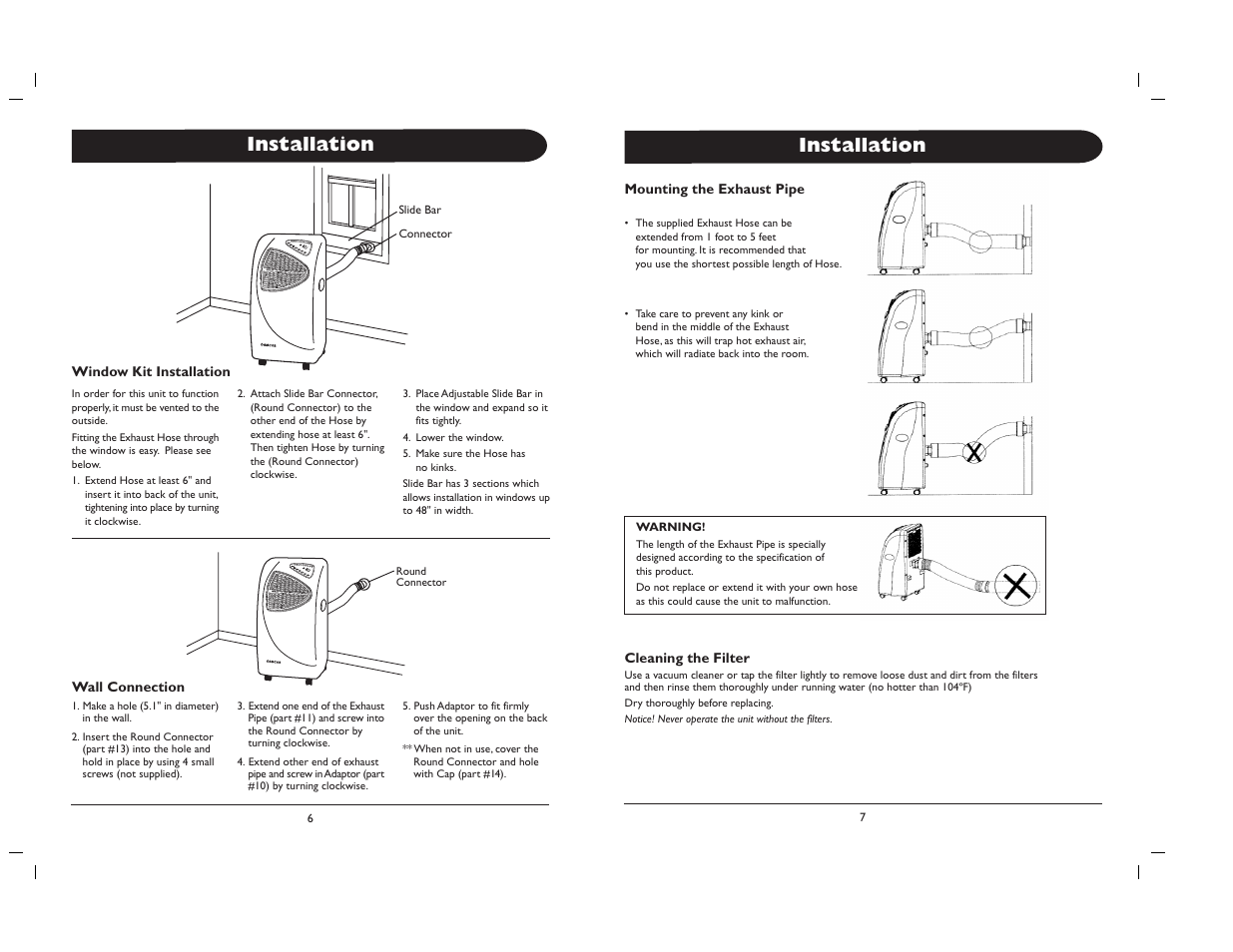 Installation | Amcor 000E/EH User Manual | Page 5 / 8