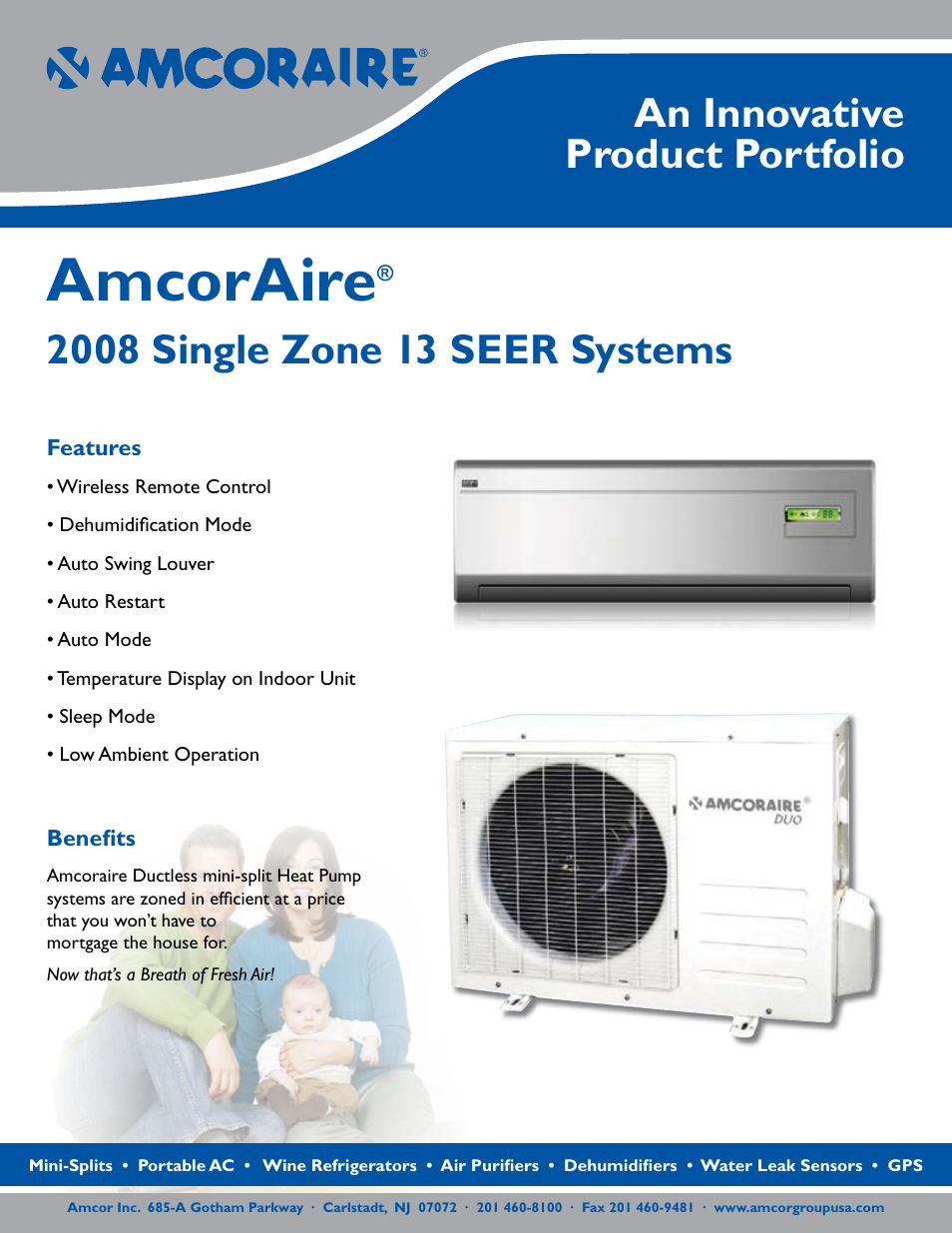 Amcor Amcoraire AWS120HR User Manual | 2 pages