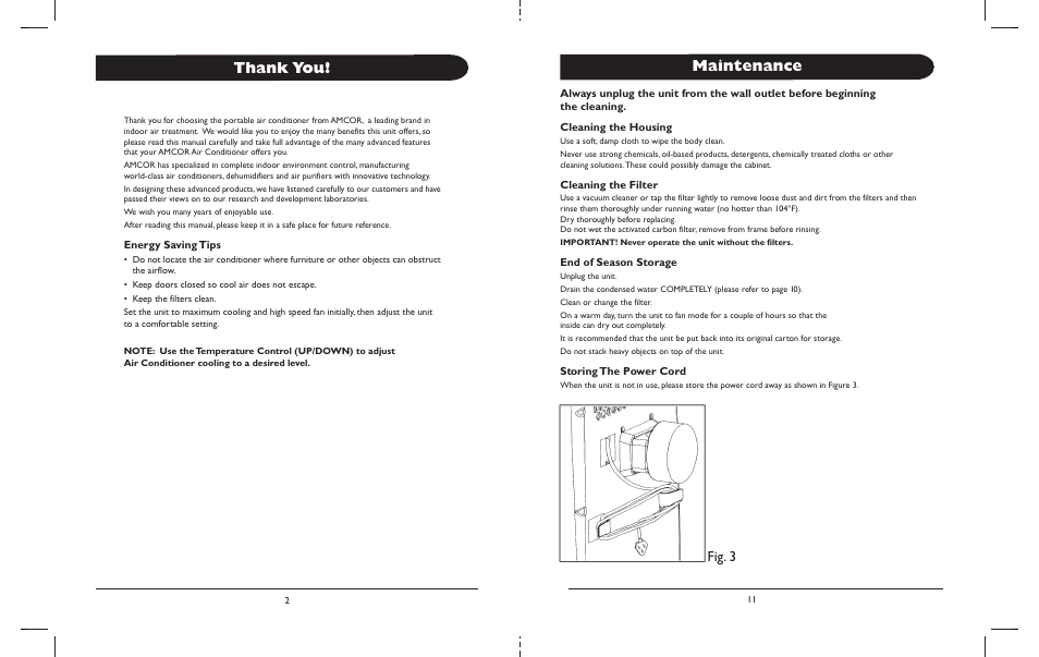 Maintenance, Fig. 3 | Amcor ALD 12000M User Manual | Page 7 / 8