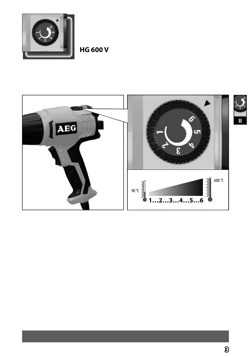 3hg 600 v | AEG HG 560 User Manual | Page 5 / 64