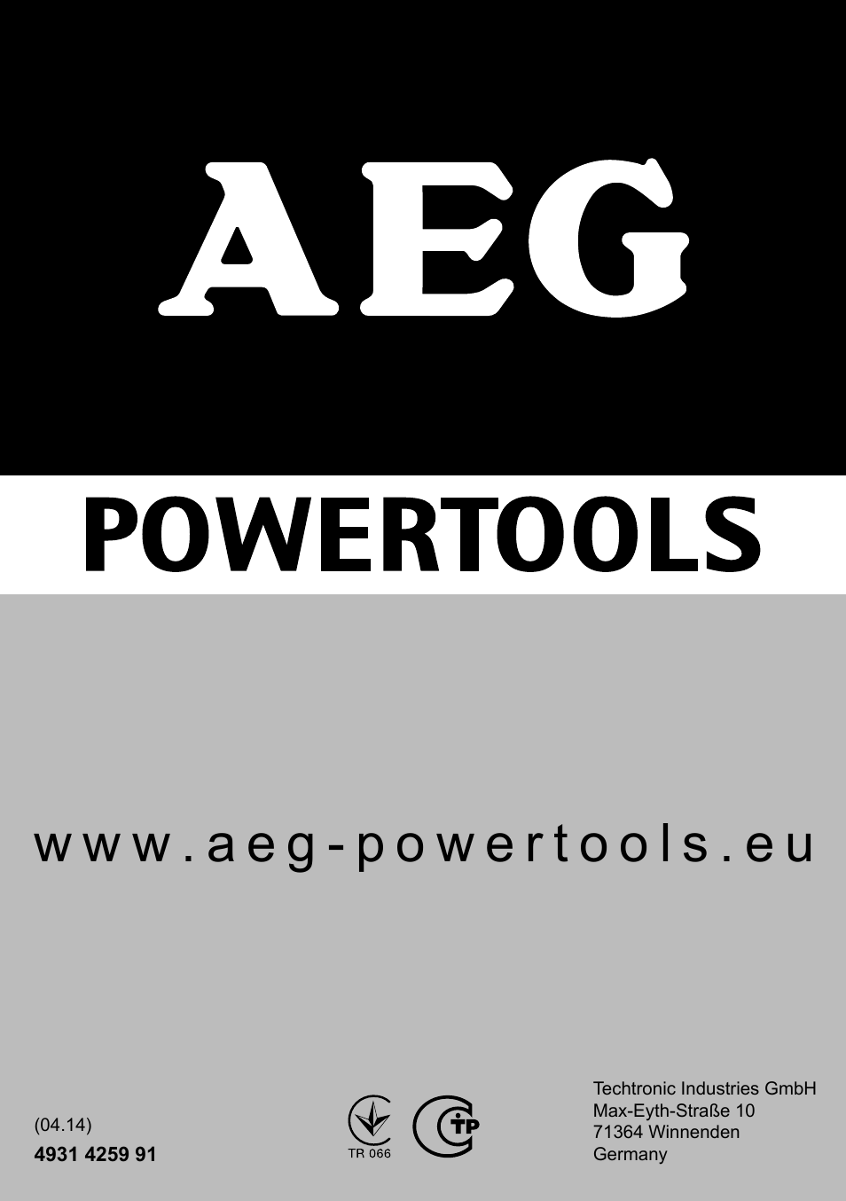 AEG HG 560 User Manual | Page 64 / 64