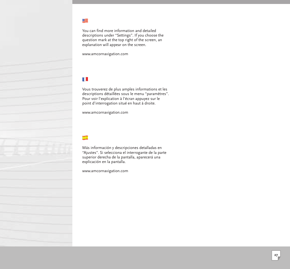 Amcor 4300 B User Manual | Page 27 / 36