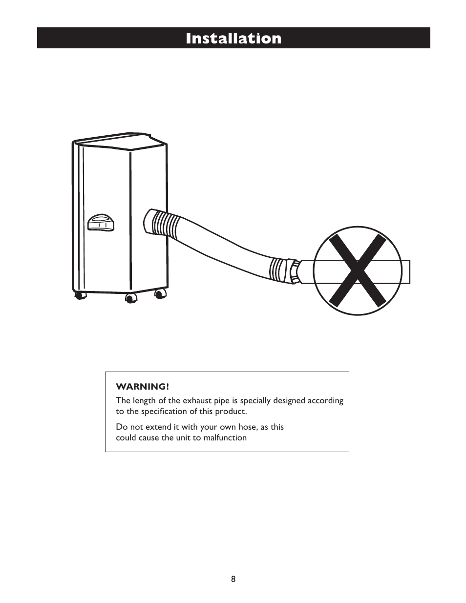 Installation | Amcor PCMB-12000E User Manual | Page 10 / 20