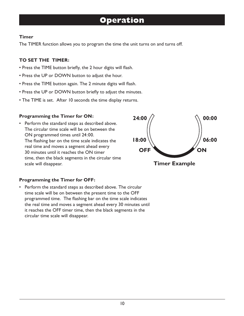 Operation | Amcor PCMB-12000E User Manual | Page 12 / 20