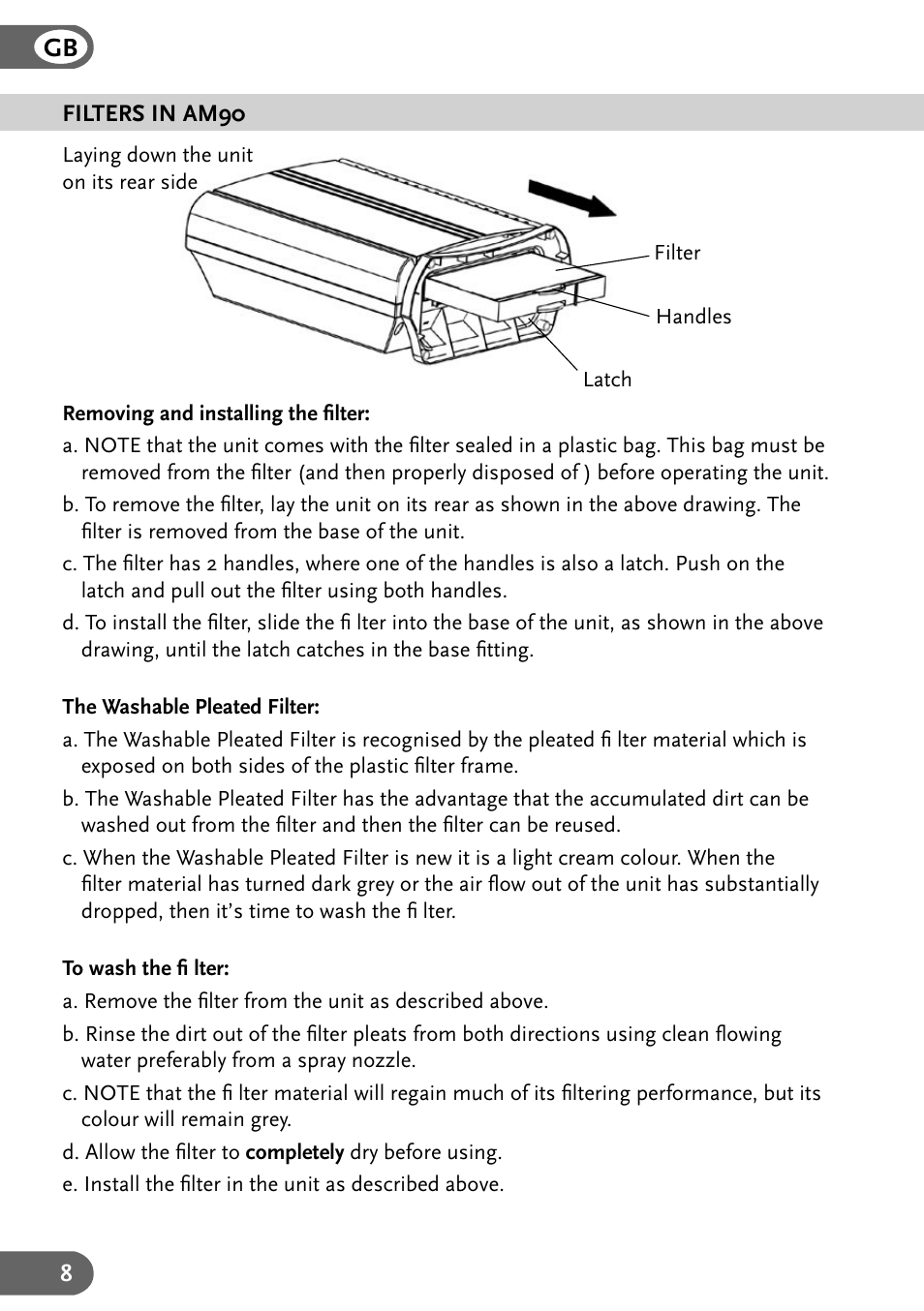 Amcor AM90 User Manual | Page 8 / 28