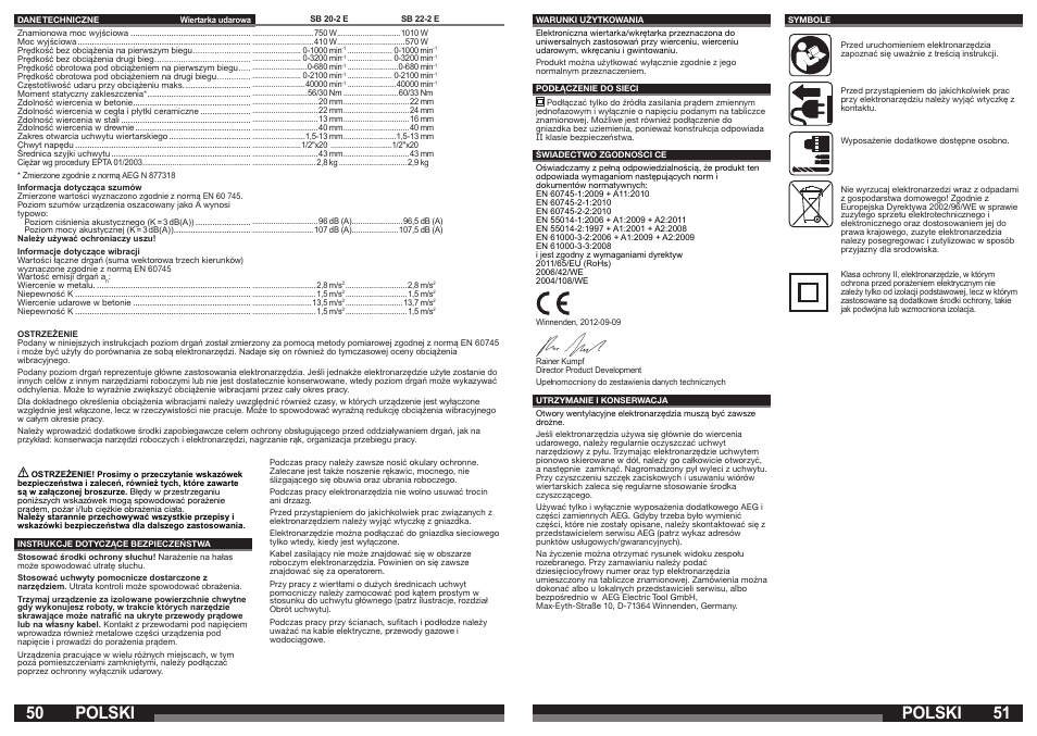 Polski | AEG SB 22-2E User Manual | Page 26 / 39