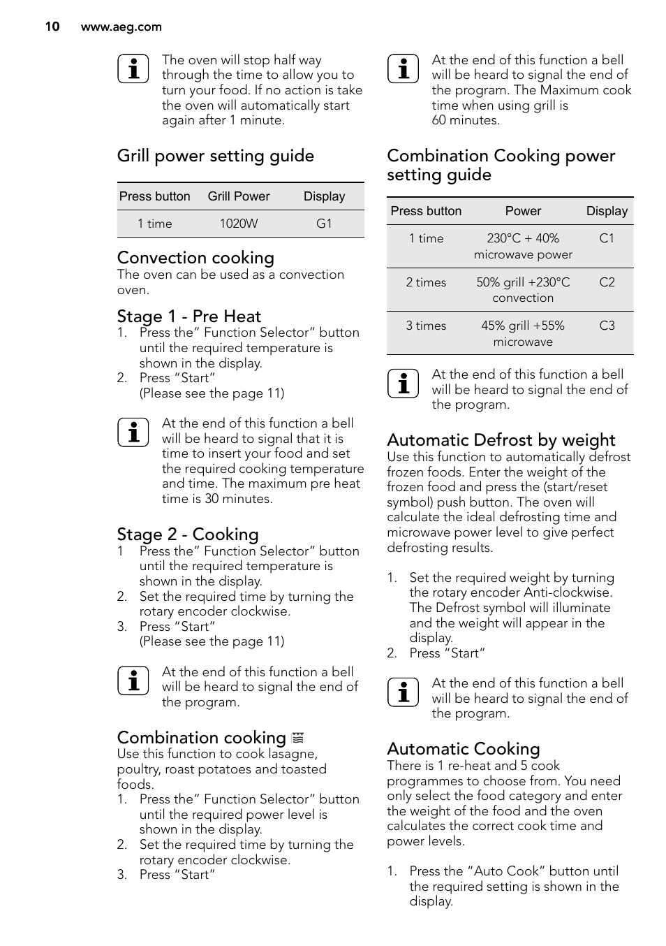 AEG MC2664E-M User Manual | Page 10 / 200