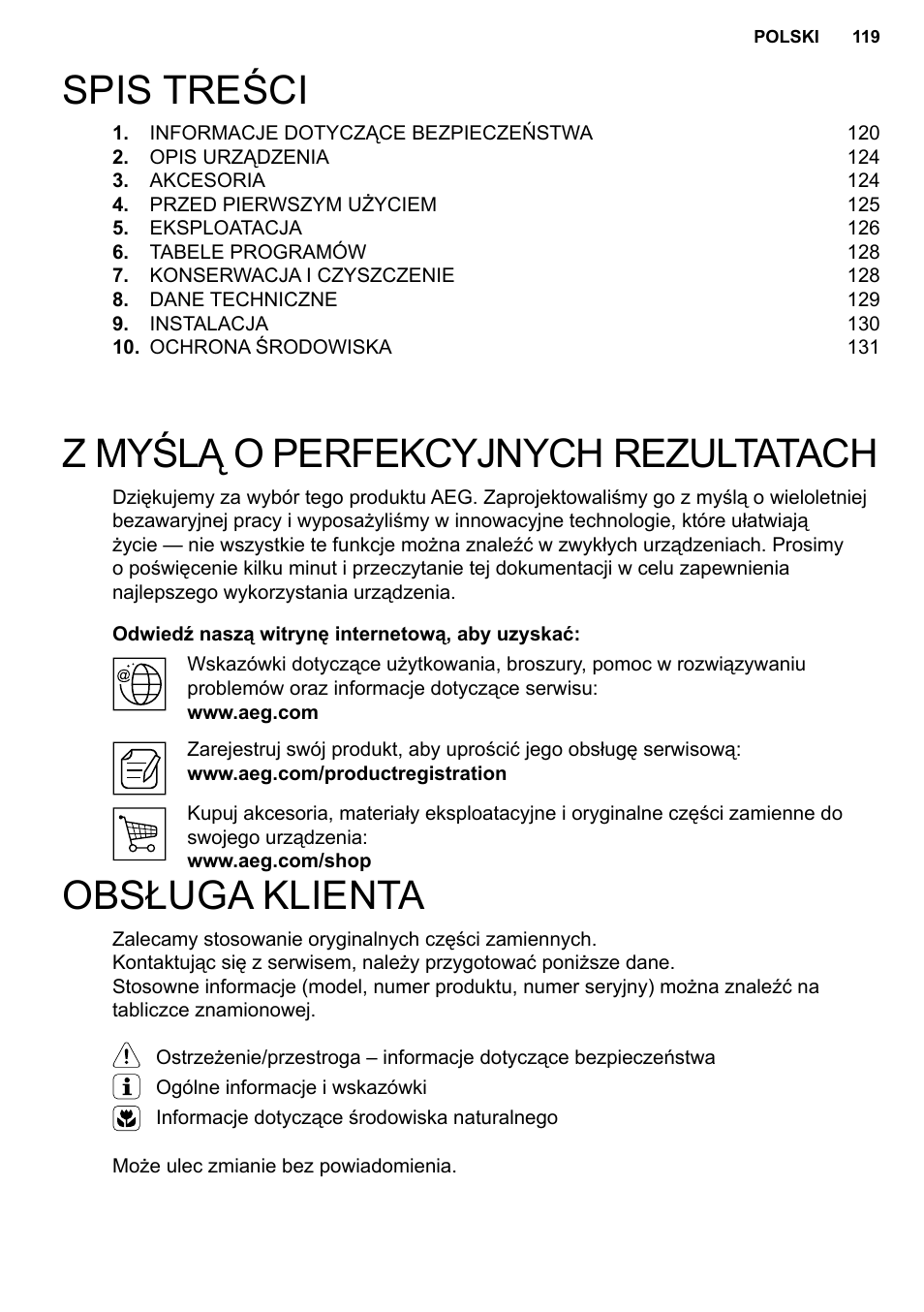 AEG MC2664E-M User Manual | Page 119 / 200
