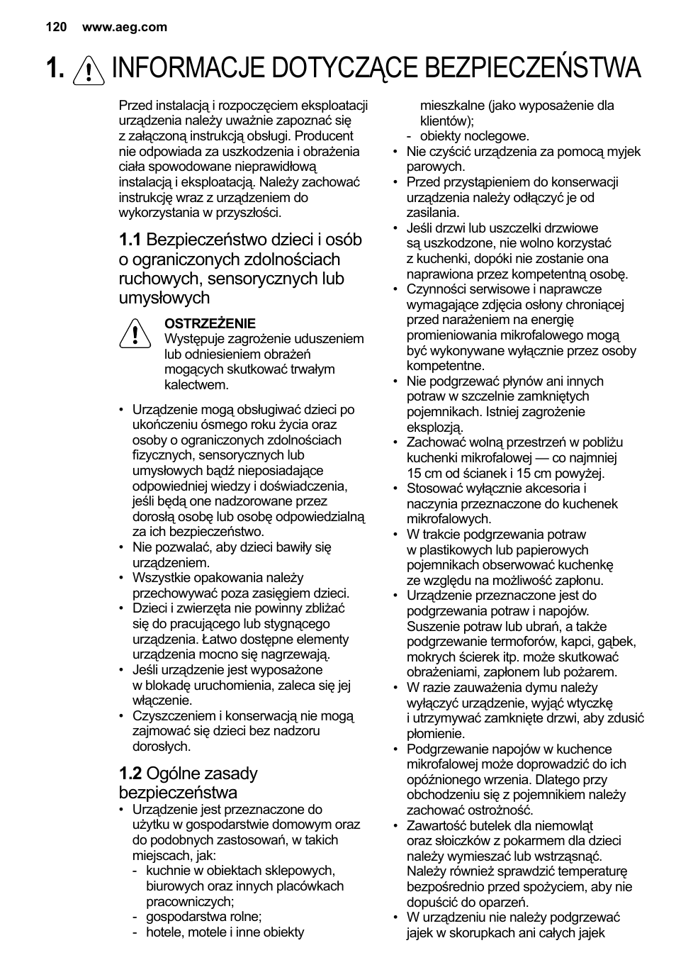 AEG MC2664E-M User Manual | Page 120 / 200