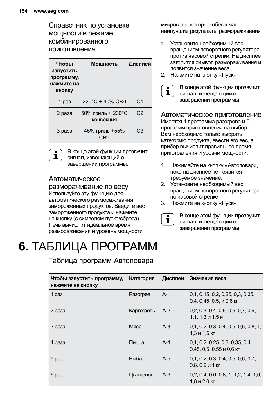 AEG MC2664E-M User Manual | Page 154 / 200