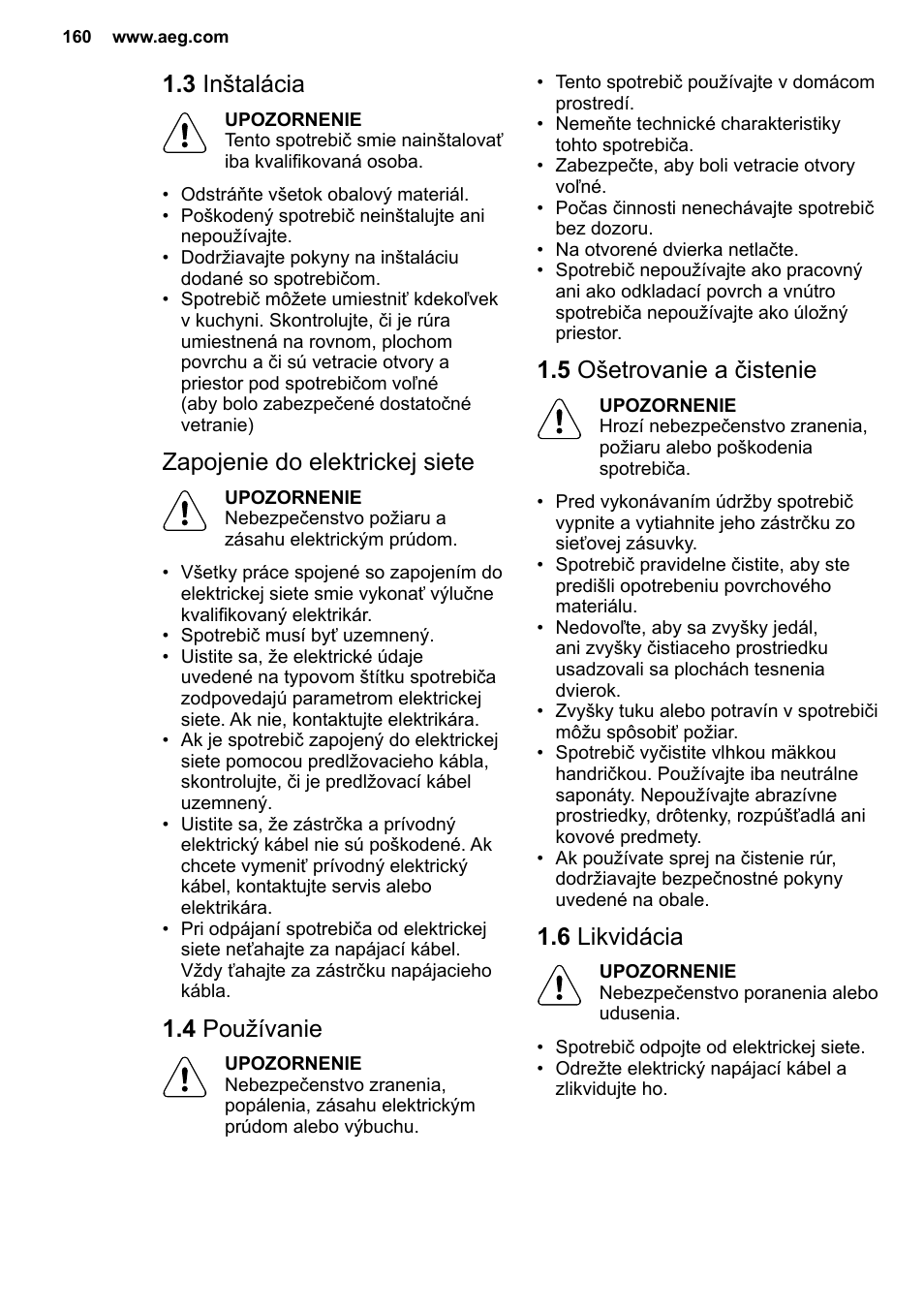 AEG MC2664E-M User Manual | Page 160 / 200