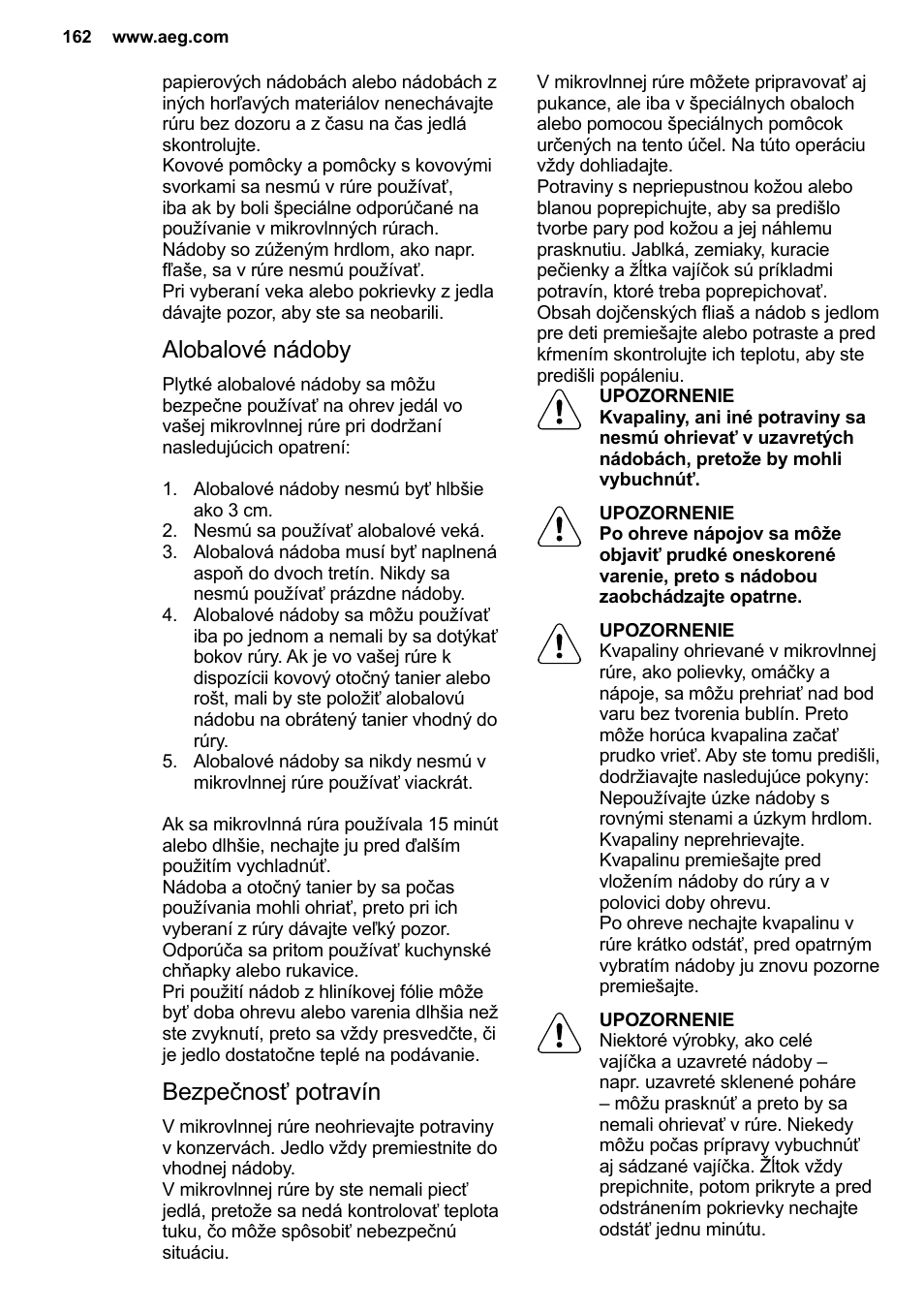 AEG MC2664E-M User Manual | Page 162 / 200