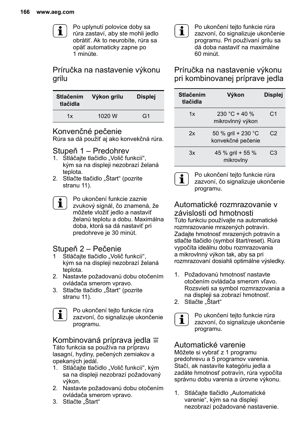 AEG MC2664E-M User Manual | Page 166 / 200
