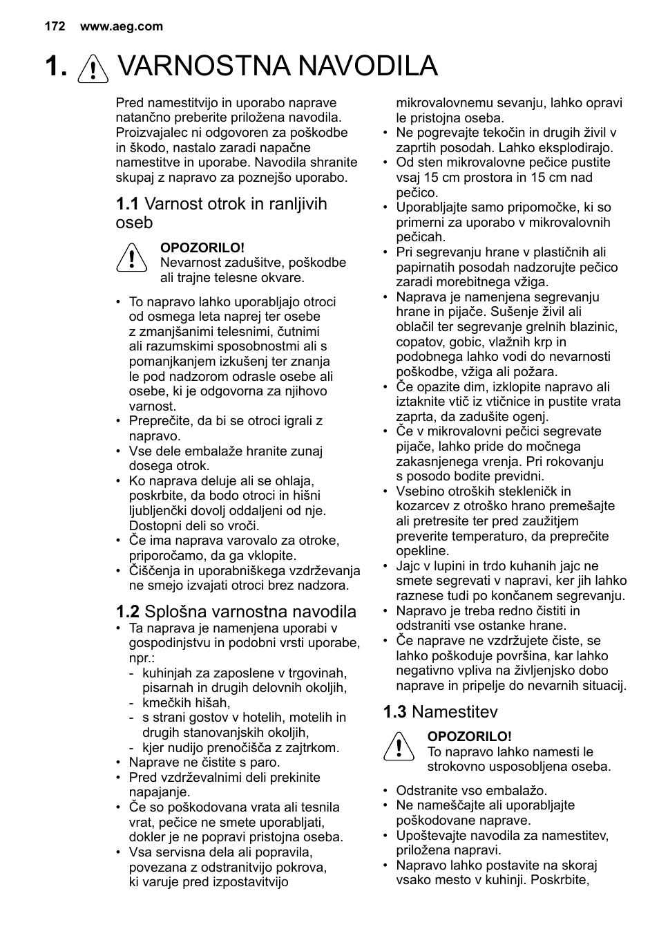 AEG MC2664E-M User Manual | Page 172 / 200