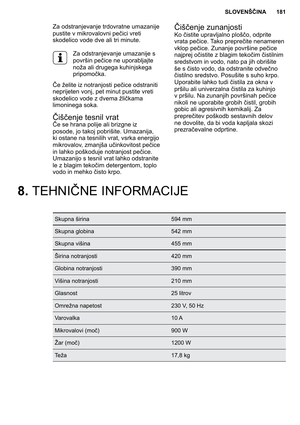 AEG MC2664E-M User Manual | Page 181 / 200