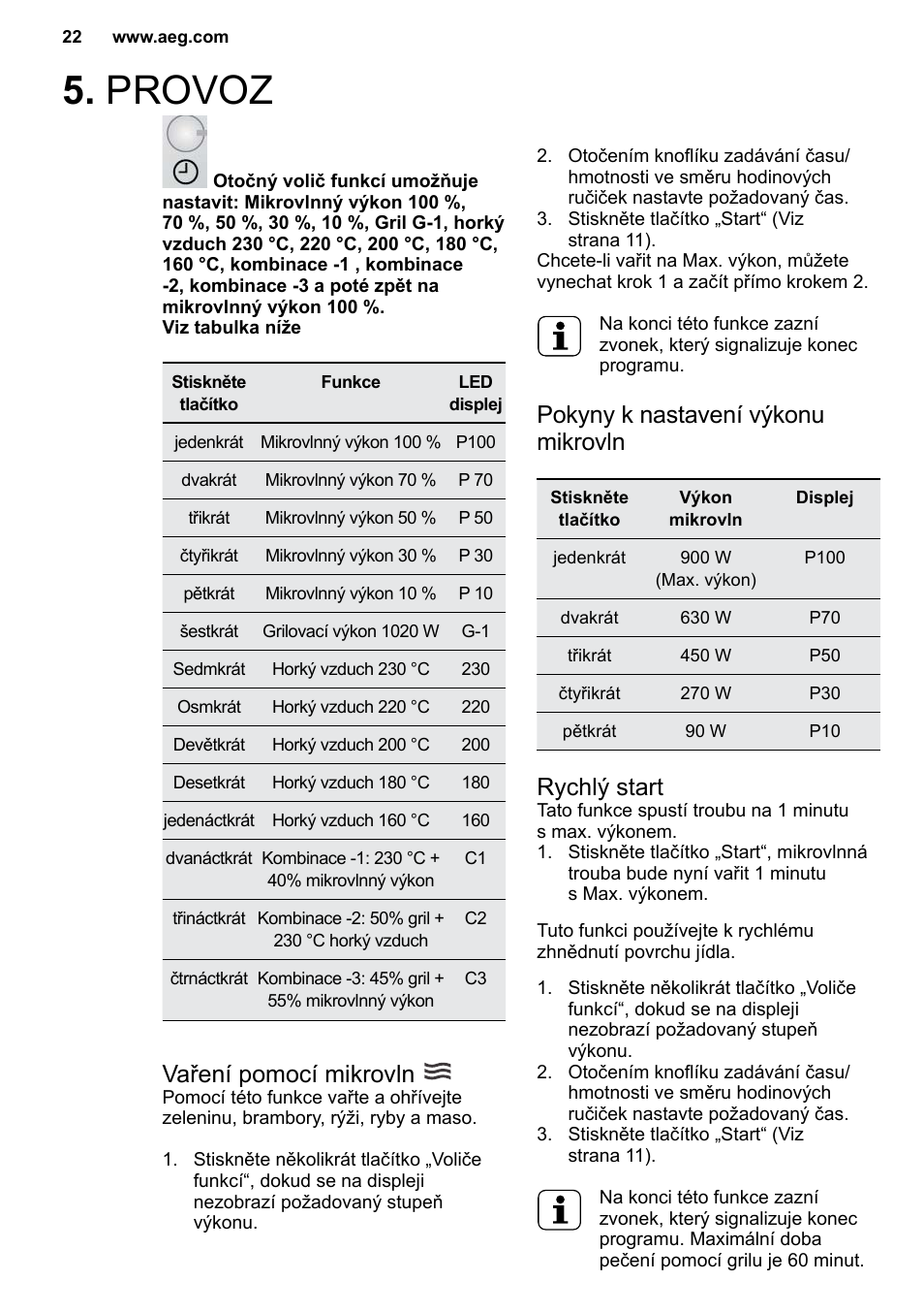 AEG MC2664E-M User Manual | Page 22 / 200