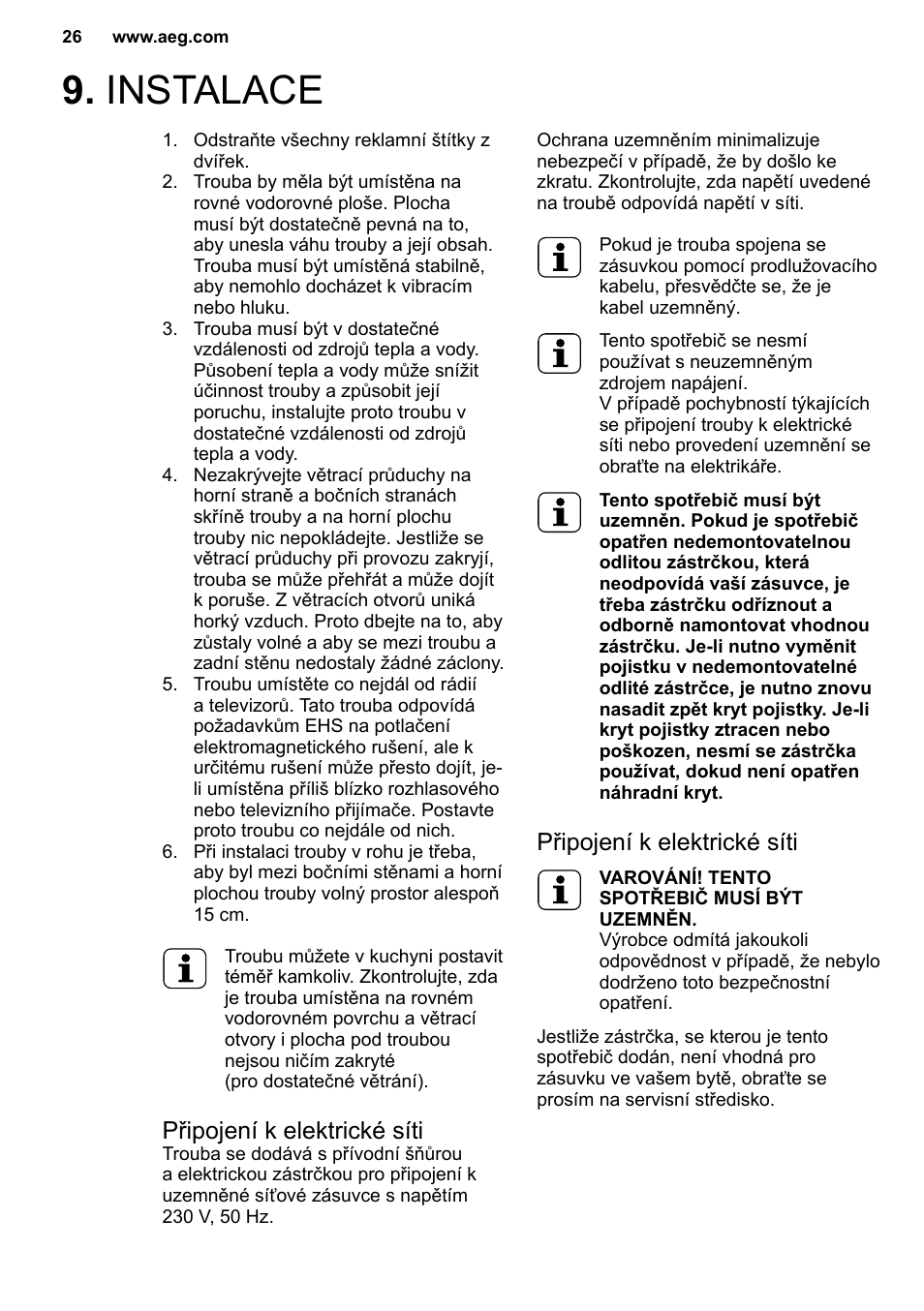 AEG MC2664E-M User Manual | Page 26 / 200