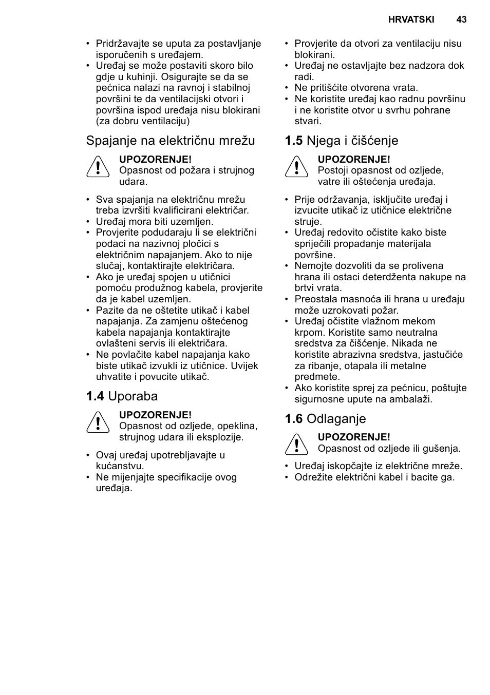 AEG MC2664E-M User Manual | Page 43 / 200