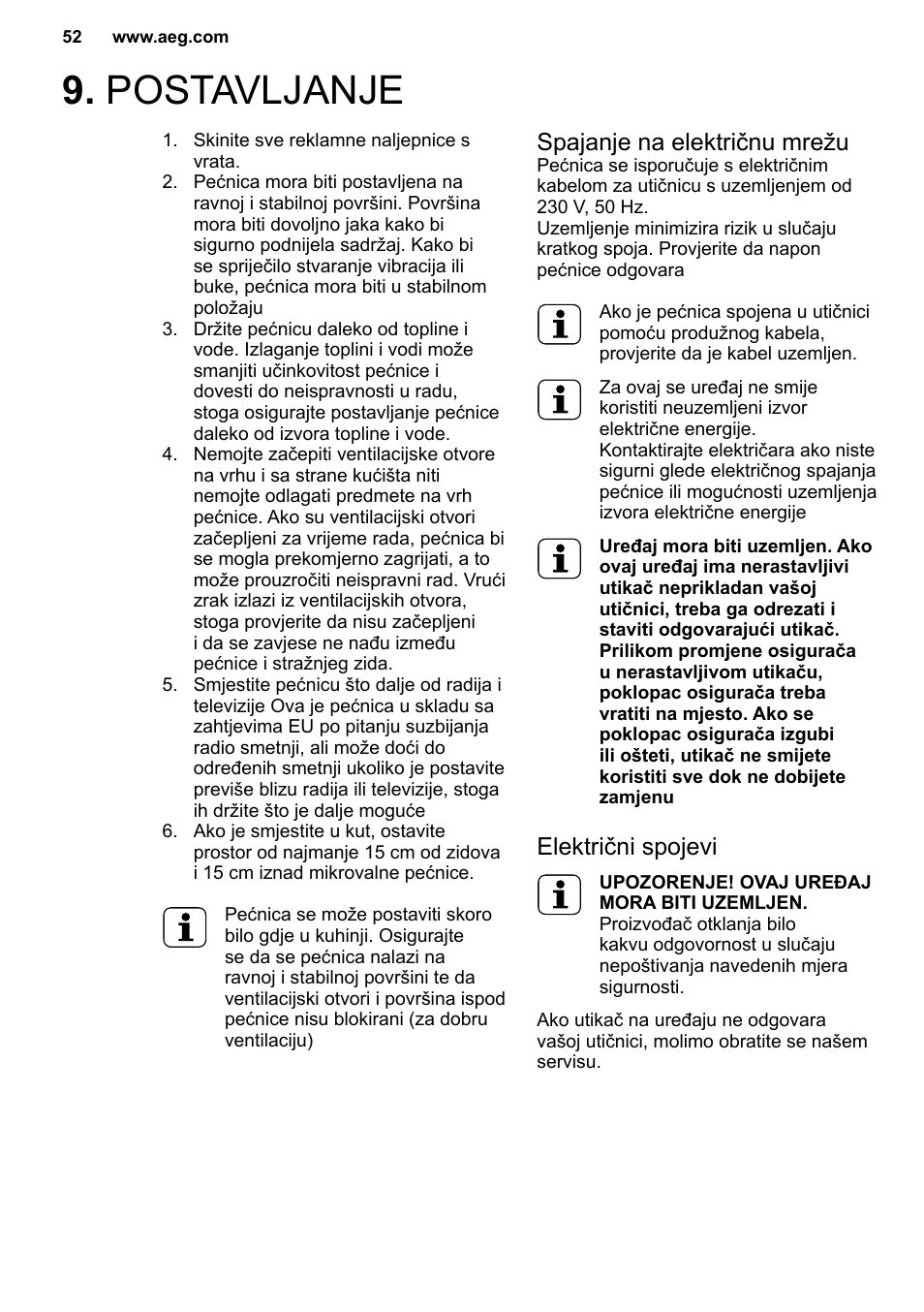 AEG MC2664E-M User Manual | Page 52 / 200