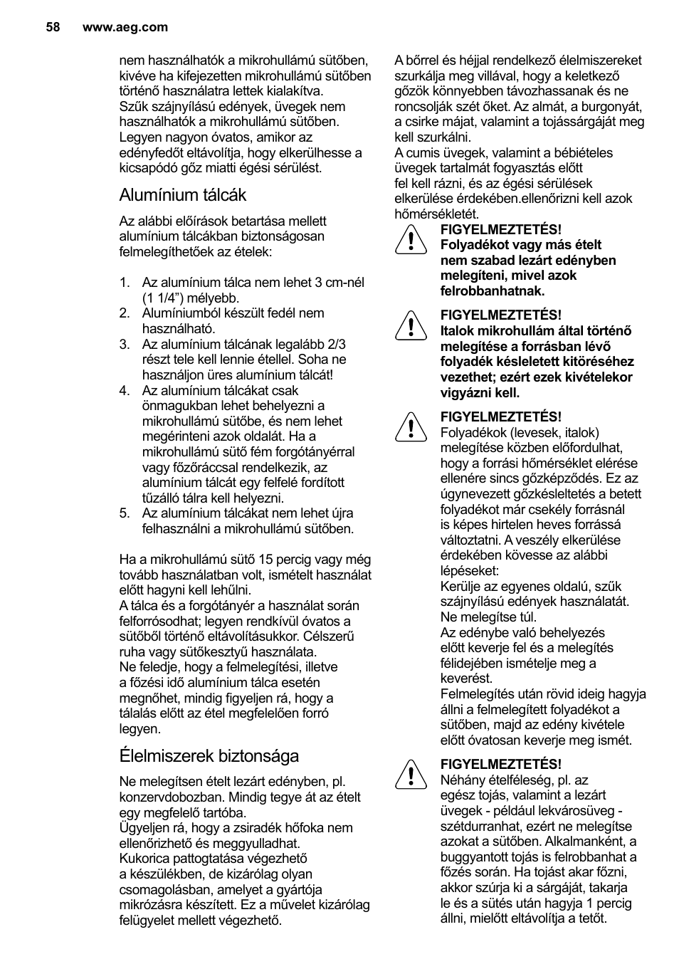 AEG MC2664E-M User Manual | Page 58 / 200