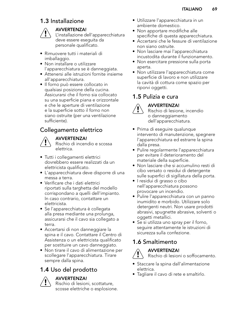 AEG MC2664E-M User Manual | Page 69 / 200