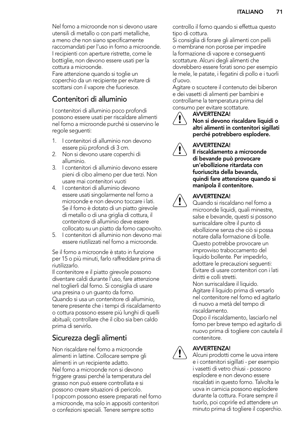 AEG MC2664E-M User Manual | Page 71 / 200