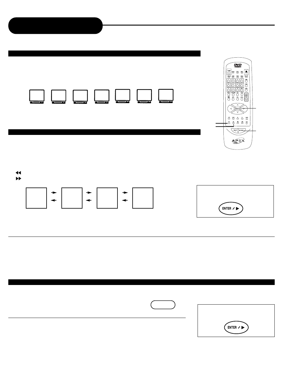 Playing back a disc, Playing at 2x, 4x, 6x, or 8x the normal speed, Advanced playback | Playing frame by frame, Notice, Press the step button during playback | Apex Digital AD-703A User Manual | Page 20 / 40