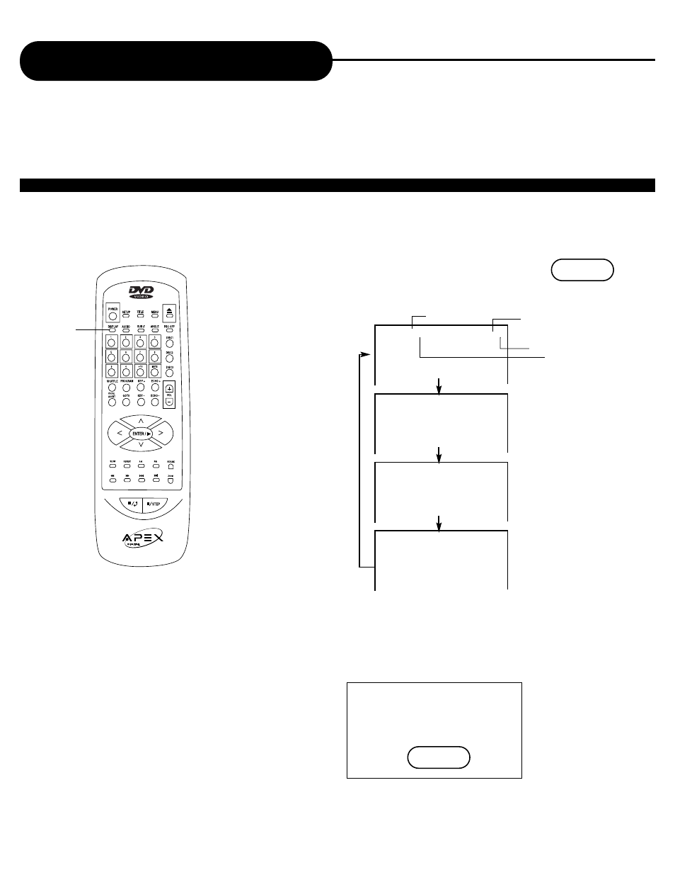 Using the on-screen display, Checking the operational status | Apex Digital AD-703A User Manual | Page 8 / 40