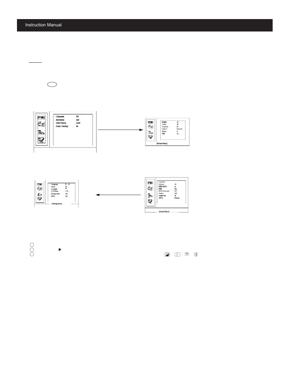 Introduction (continued), Menu | Apex Digital CoIor TV User Manual | Page 11 / 35
