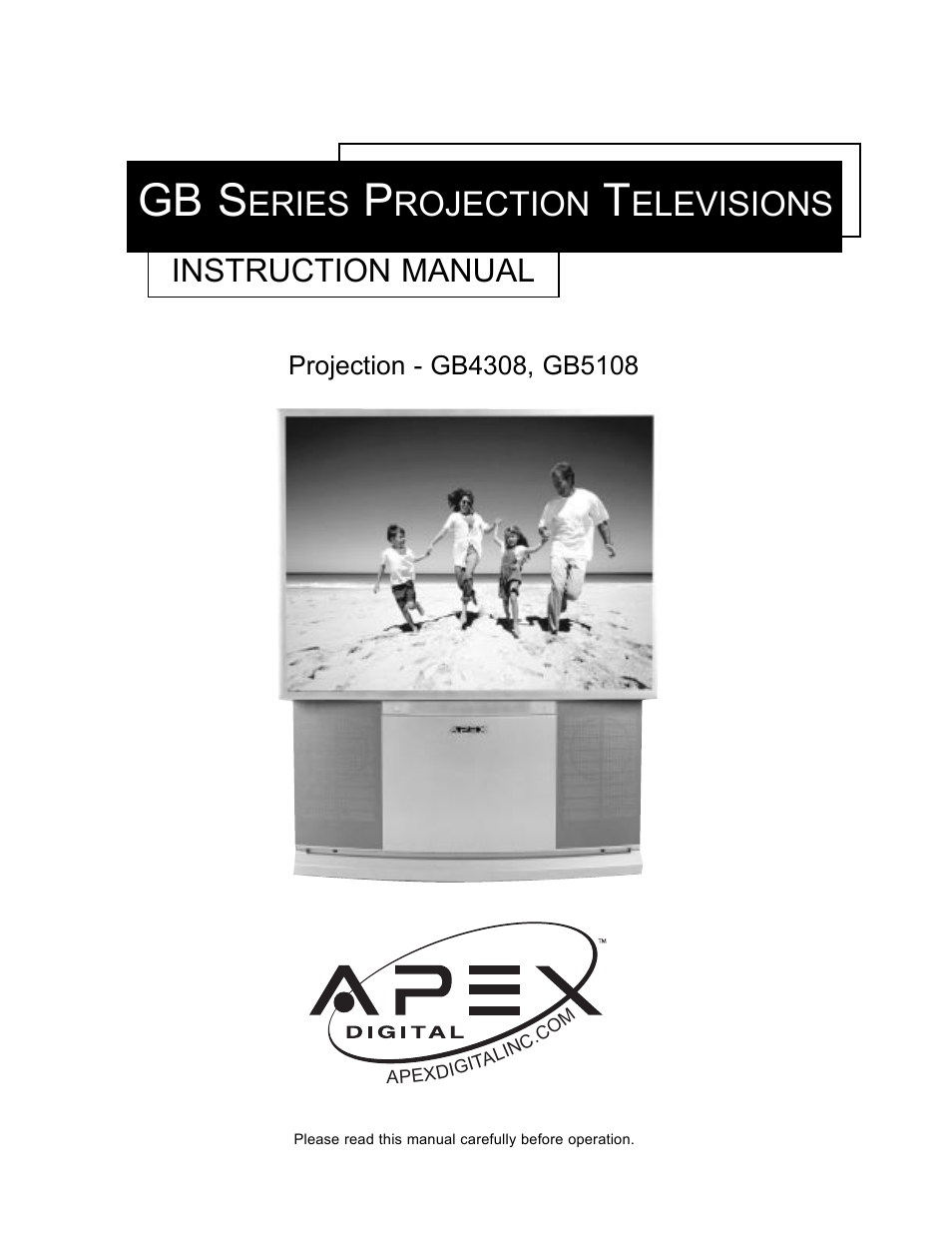 Gb s, Eries, Rojection | Elevisions, Instruction manual | Apex Digital CoIor TV User Manual | Page 2 / 35