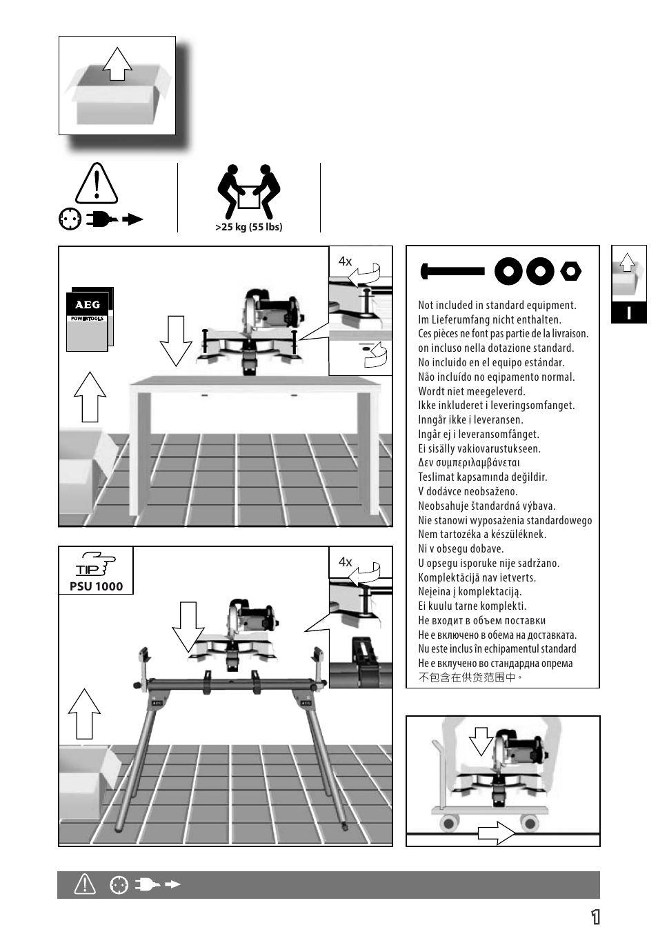 AEG PS 254 User Manual | Page 5 / 104