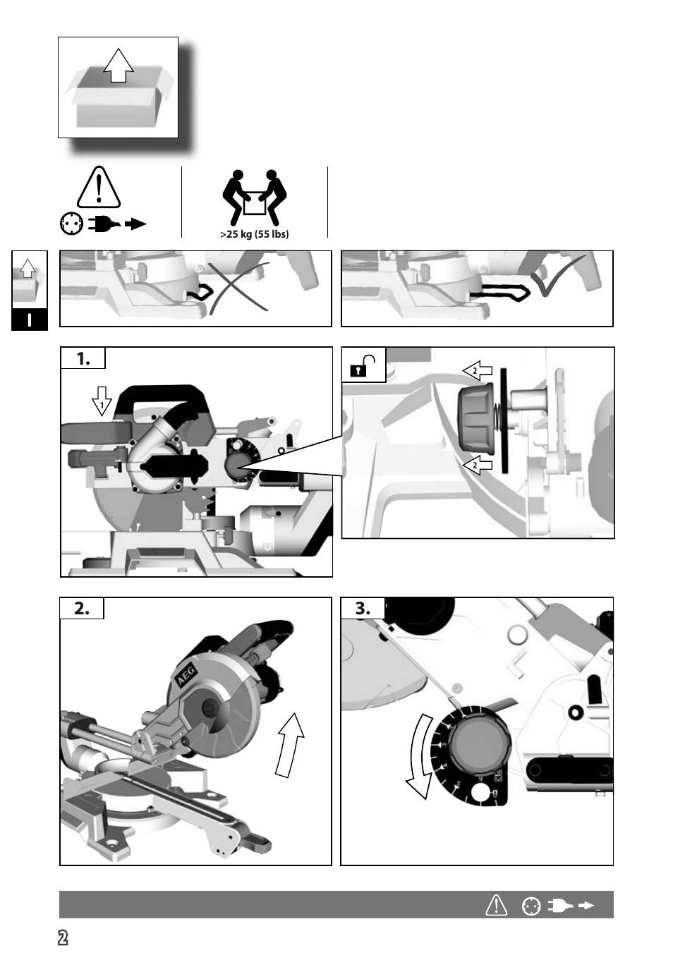 2i 1. 2 | AEG PS 254 User Manual | Page 6 / 104