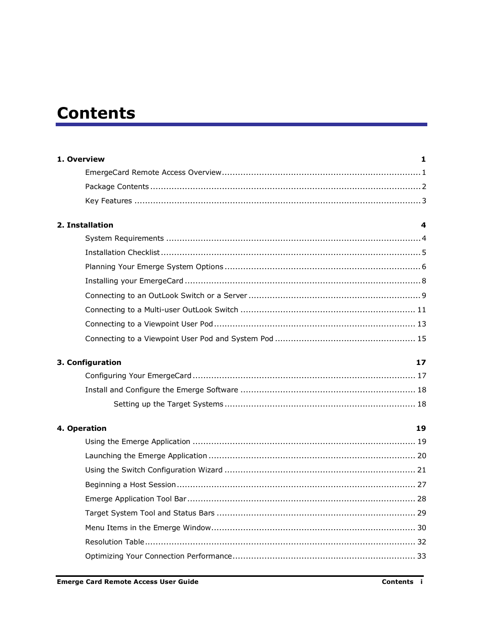 Apex Digital Apex EmergeCard Remote Access User Manual | Page 3 / 52