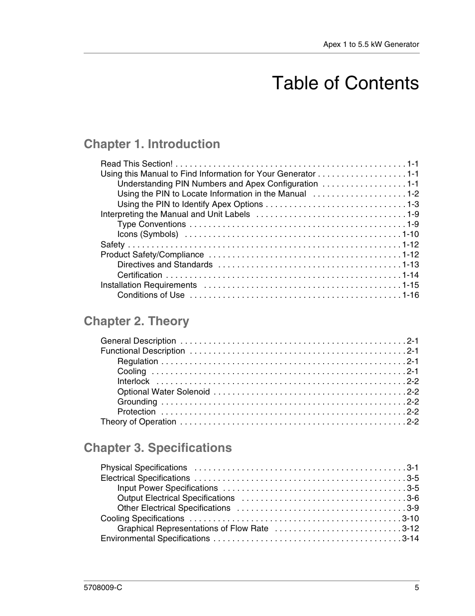 Apex Digital 5708009-C User Manual | Page 5 / 160