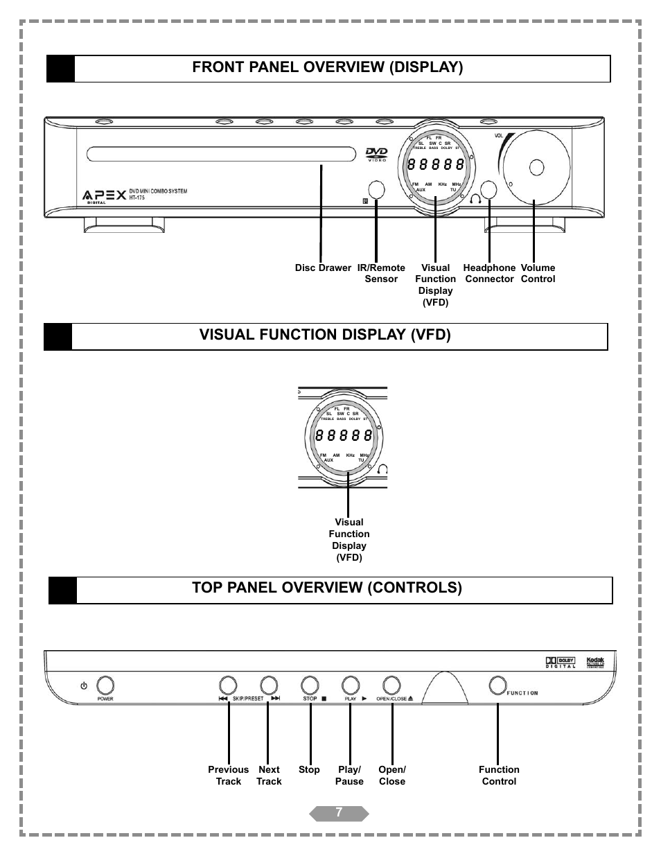 Apex Digital HT-175 User Manual | Page 8 / 34