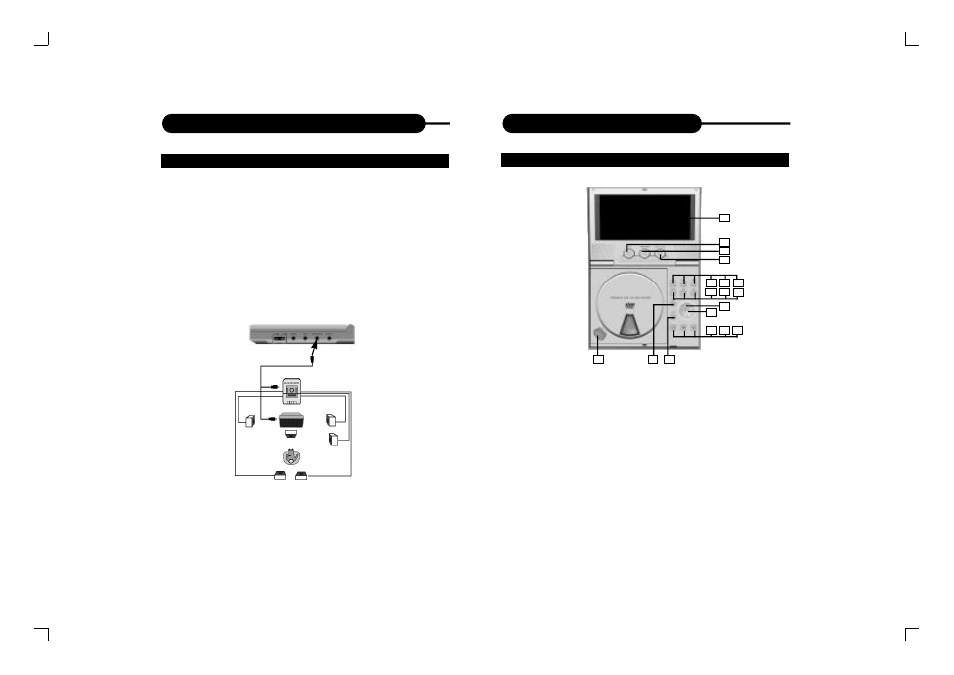 Reproducción de discos, Conexión a un equipo opcional | Apex Digital PD-650S User Manual | Page 56 / 69