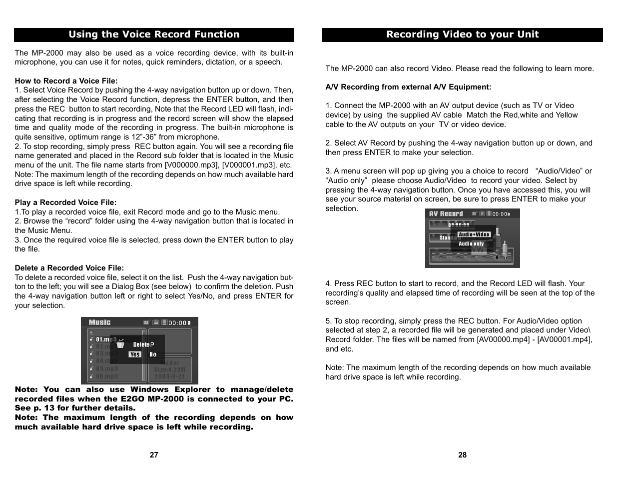 Apex Digital MP-2000 User Manual | Page 15 / 21