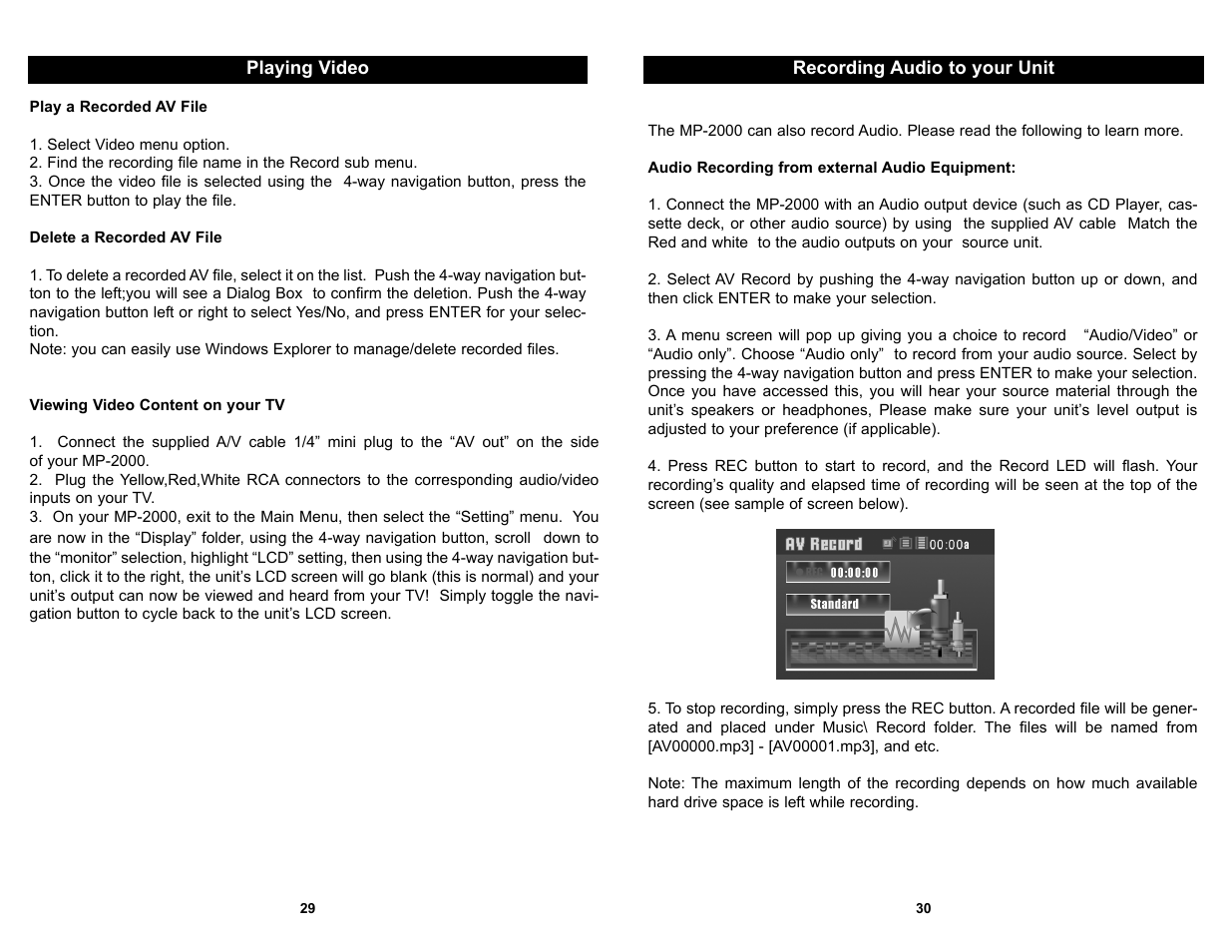 Apex Digital MP-2000 User Manual | Page 16 / 21