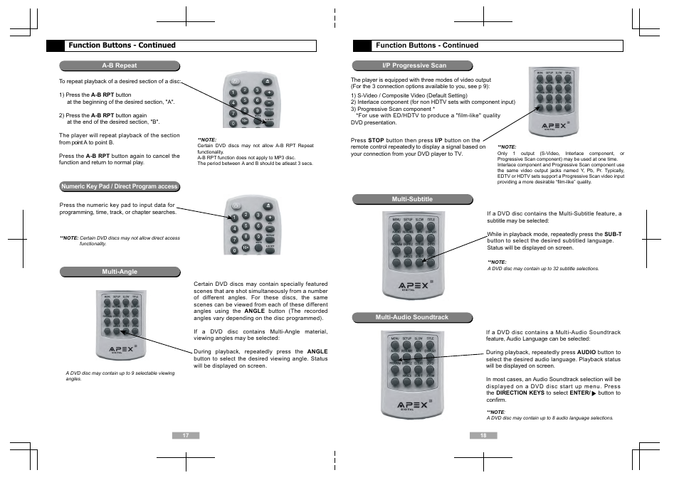 Ad1118 manual eng_v1_10.ai | Apex Digital AD1118 User Manual | Page 10 / 14