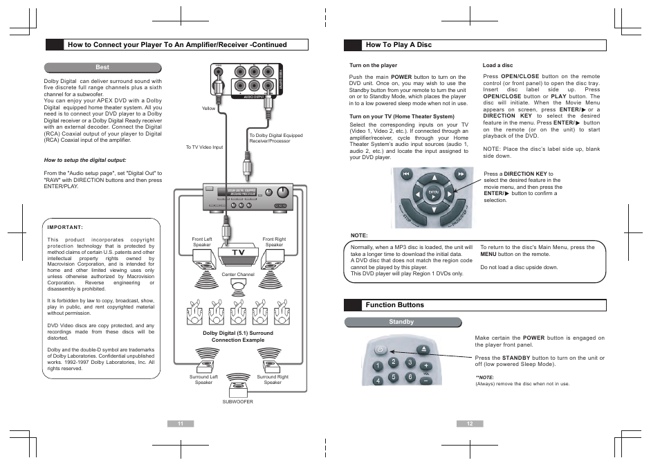 Ad1118 manual eng_v1_07.ai | Apex Digital AD1118 User Manual | Page 7 / 14