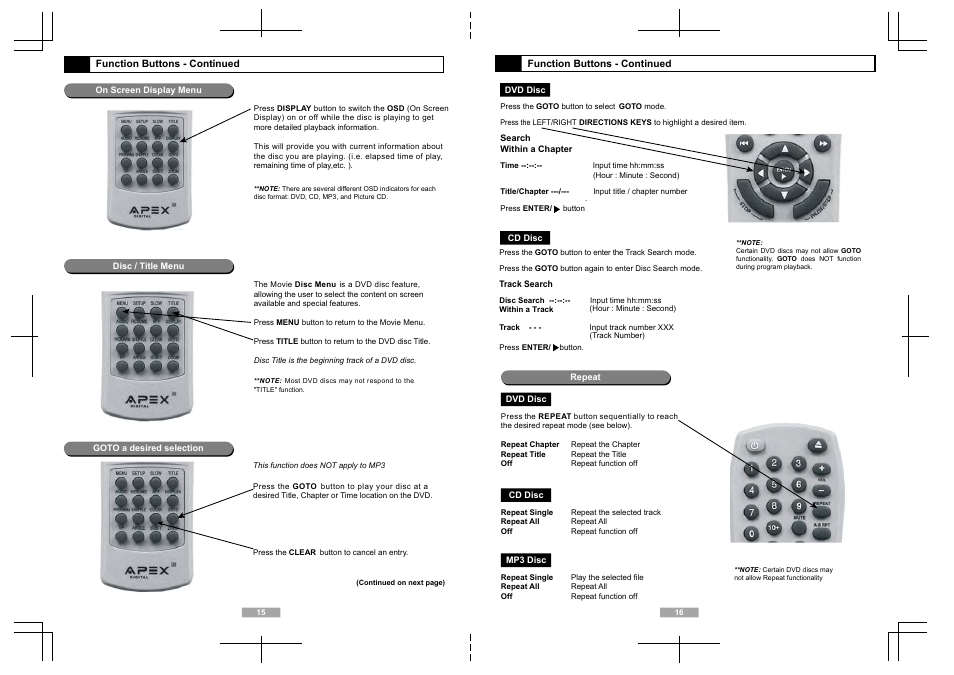 Ad1118 manual eng_v1_09.ai | Apex Digital AD1118 User Manual | Page 9 / 14