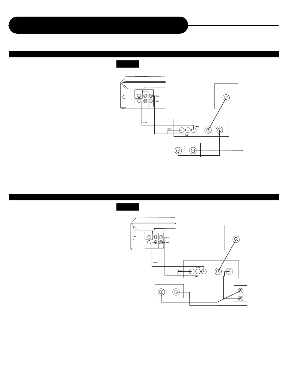 Connecting to a tv using a rf modulator, Connection 3, Connection 2 | Figure 3, Figure 2 | Apex Digital AD - 1000 User Manual | Page 11 / 34