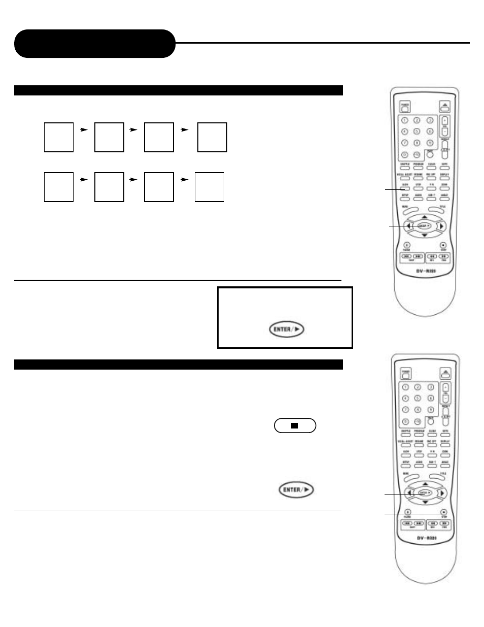 Playing back a disc, Notice, Press the stop button | Press the enter/play button | Apex Digital AD - 1000 User Manual | Page 19 / 34
