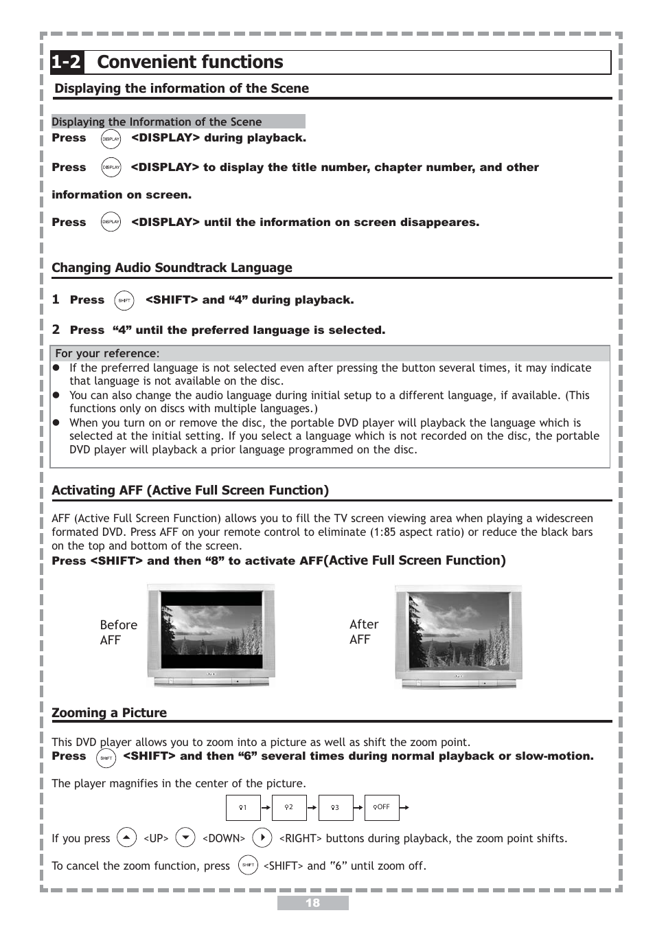2 convenient functions | Apex Digital PD-480 User Manual | Page 18 / 34