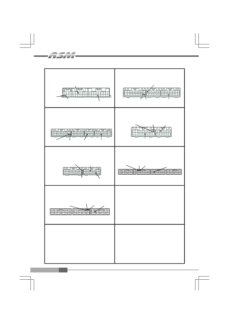 Ecu diagram (mitsubishi), M2-a, M3-a | M4-a, M1-a, M6-a, M7-a, M5-a | Apex Digital REV SPEED METER 405-A912 User Manual | Page 32 / 44