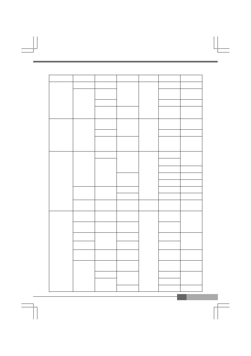 Application chart (subaru) | Apex Digital REV SPEED METER 405-A912 User Manual | Page 37 / 44