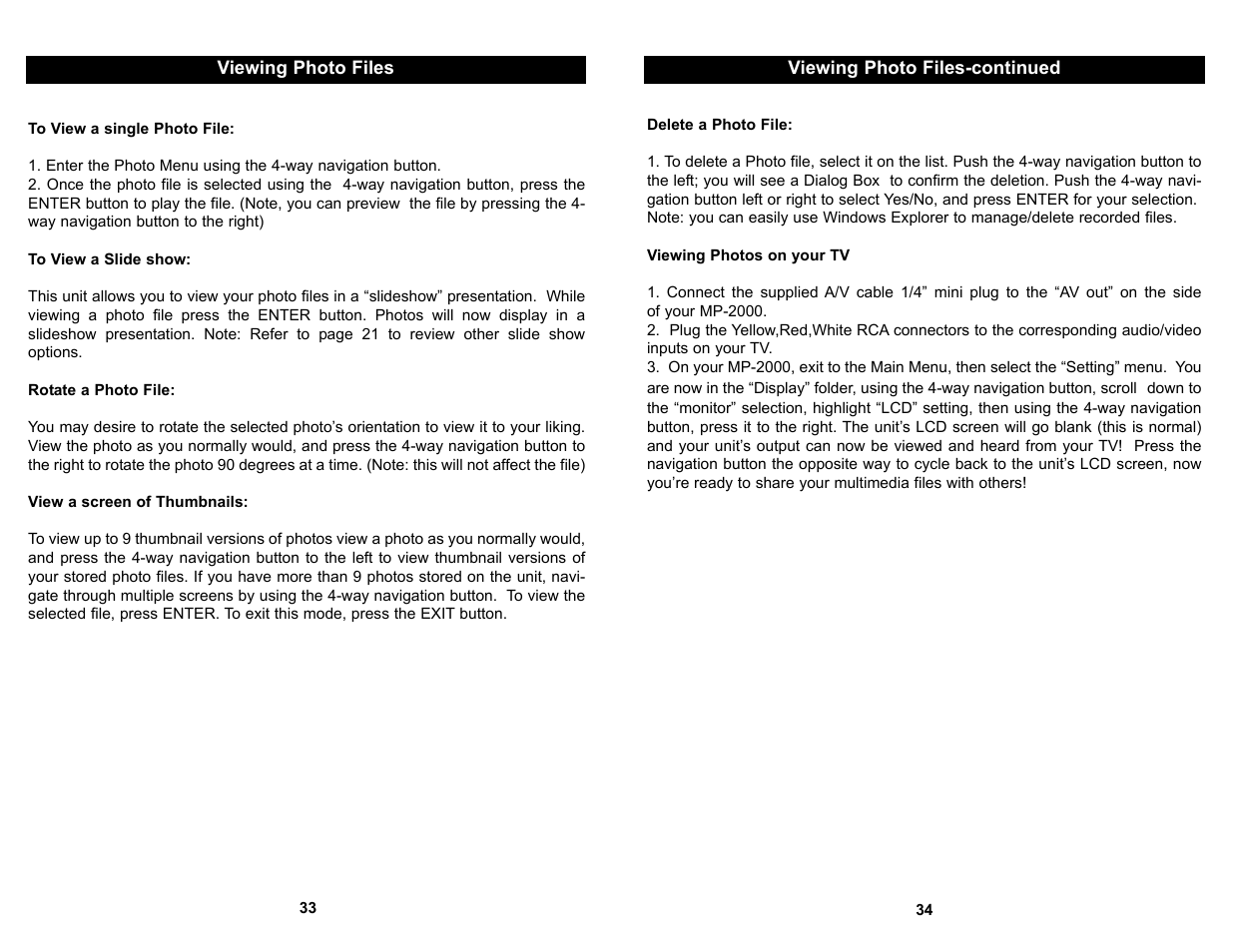 Apex Digital MP2000 User Manual | Page 18 / 21