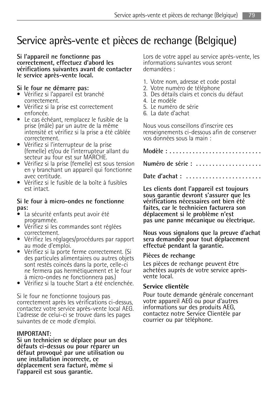 AEG MC2665E-M User Manual | Page 79 / 228