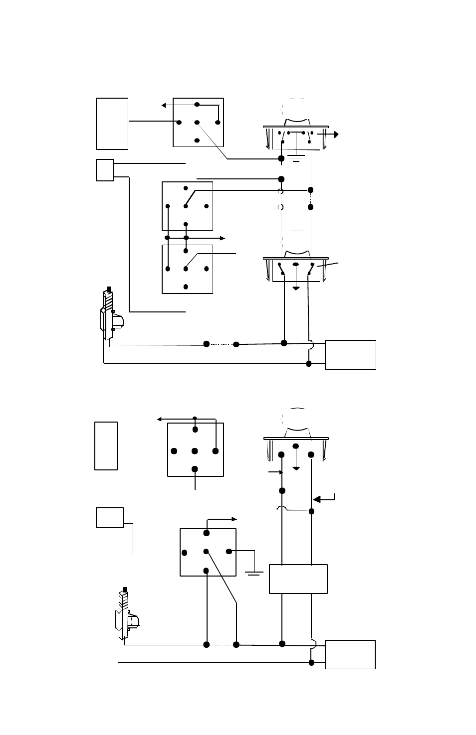 2 step door unlock wire 5 wire alternating door, 2 step door unlock wire positive switched door | Night Guard Home Surveillance System C3-RS-665 User Manual | Page 17 / 34