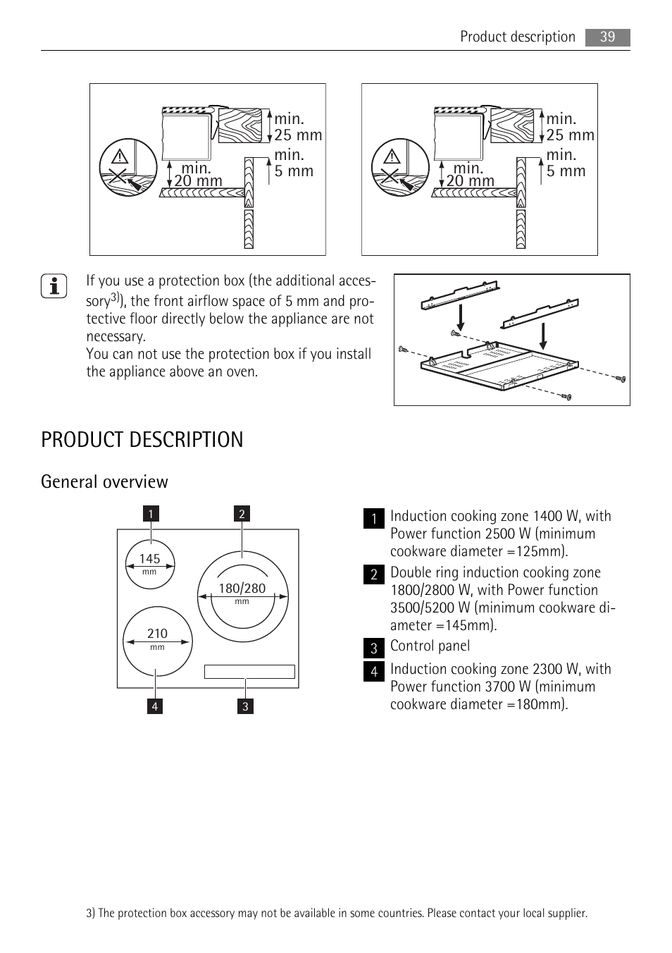 Product description, General overview | AEG HK654400XB User Manual | Page 39 / 68